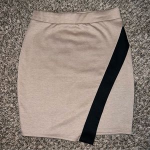 Tan Mini Skirt